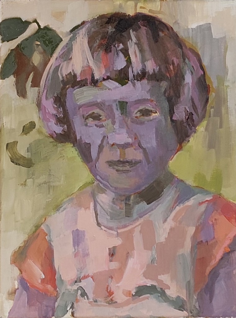 Längst vergangen - 1936 - 2023 - Acryl, Lack auf Leinwand - 40 x 30 cm