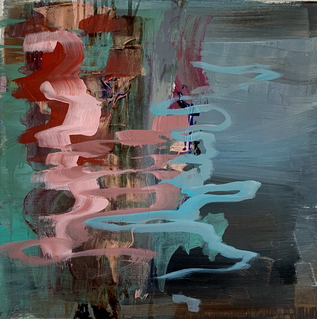 Arsenale di Venezia IV - 2014 - Acryl, Lack auf Leinwand - 40 x 40 cm 