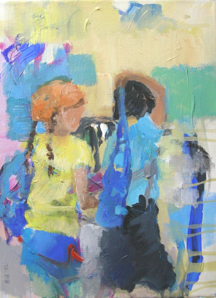 Bar-Mitzwa III - 2012 - Acryl auf Leinwand - 40 x 30 cm 