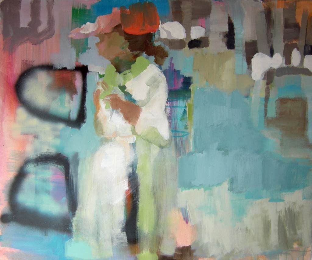 Bar Mitzwa I - 2011 - Acryl, Lack auf Leinwand - 100 x 120 cm
