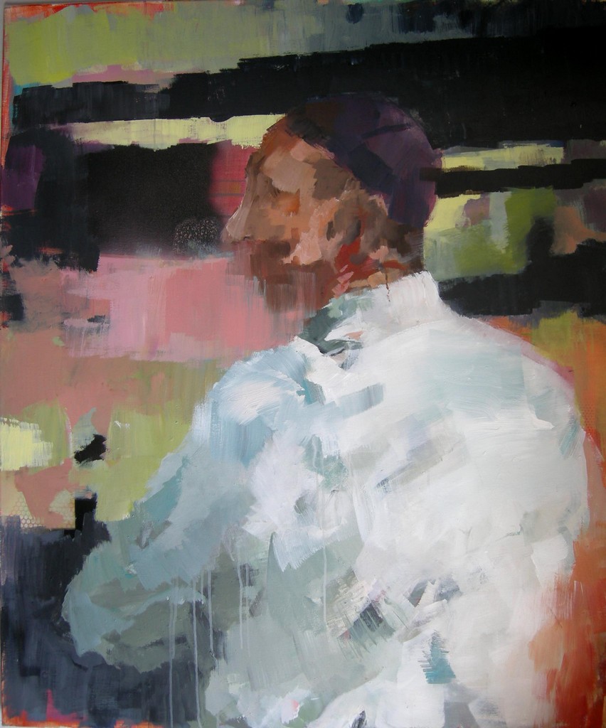 Tradition vs. Moderne II - 2013 - Acryl, Lack auf Leinwand - 120 x 100 cm 