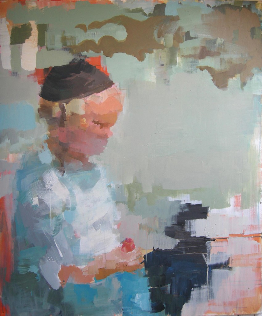 Tradition vs. Moderne I - 2013 - Acryl, Lack auf Leinwand - 120 x 100 cm 